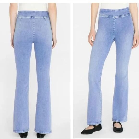 Frame Women's Jetset Flare Leg Pull On Jeans Sz 1 25-29 Adore High Rise Stretch - Picture 1 of 13